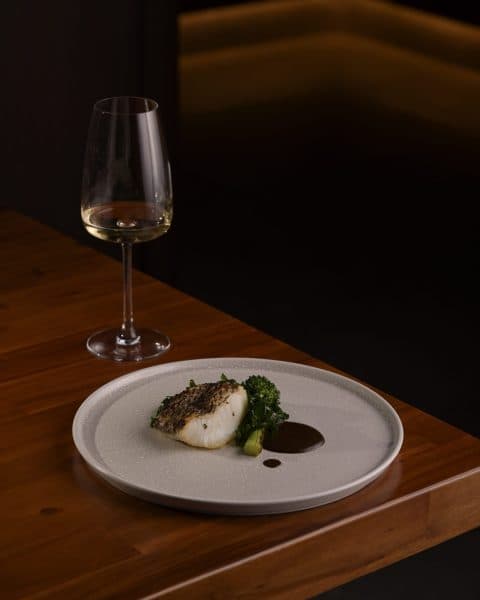 A table set at Carbon