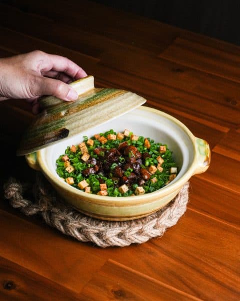 Claypot course from the Journey tasting menu at Carbon