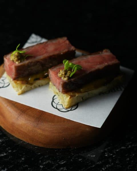 Wagyu bites at Carbon