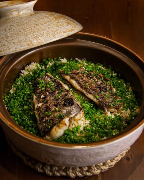 Claypot fish rice at Carbon
